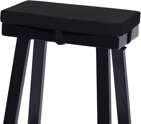 baibu Rectangle Bench Stool Cushion, Non-Slip Saddle Stool Seat Cushions Bar Stool Cushion with Machine Washable Cover - One Cushion Only (Beige, 18x9.5x1.5in) in Kuwait