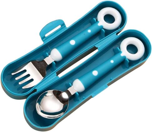 Multipurpose Boys and Girls Tableware Boy Girl Fork Spoon Combination Stain-resistant Easy to Clean in Kuwait