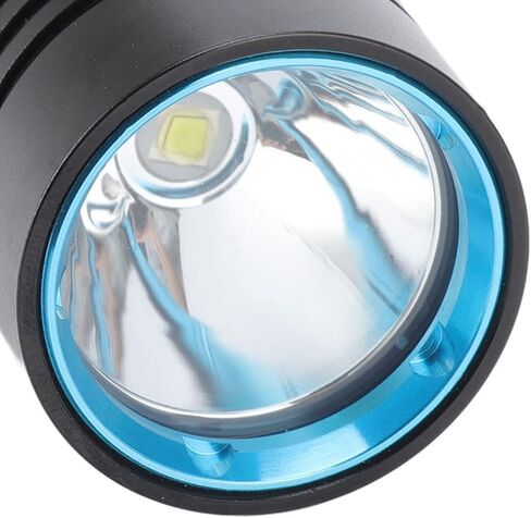 5000LM مصباح غوص L2 LED قابل للتعتيم بشكل لا نهائي للمغامرة تحت الماء وصيد الأسماك والتخييم وسبائك الألومنيوم 1.5 بوصة in Kuwait
