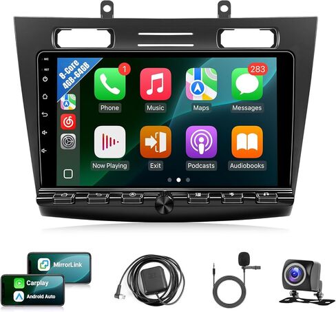 راديو سيارة Android 12 لسيارة Ford Transit 2013 2014 2015 2016 2017 2018 2019 مع Carplay اللاسلكي Android Auto، شاشة لمس IPS مقاس 9 بوصة لستريو Transit مع GPS/WiFi/BT/FM/SWC/MIC/كاميرا 2+32 جيجابايت in Kuwait