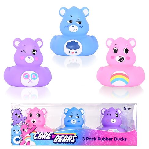 Care Bears Rubber Ducks – Collectible Character Toys for Bath, Gifting, and Car Dashboards – Cheer Bear, Grumpy Bear & Share Bear – 3 Pack in Kuwait