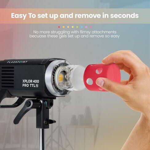 Flashpoint XPLOR 400 Pro Compact TTL R2 Monolight, with Gel Kit in Kuwait