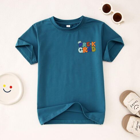Ritatte Pre-K Graduation Shirt for Toddler Boys Last Day of School T-Shirt Funny Kids Preschool Graduation Gift Tee Tops in Saudi Arabia