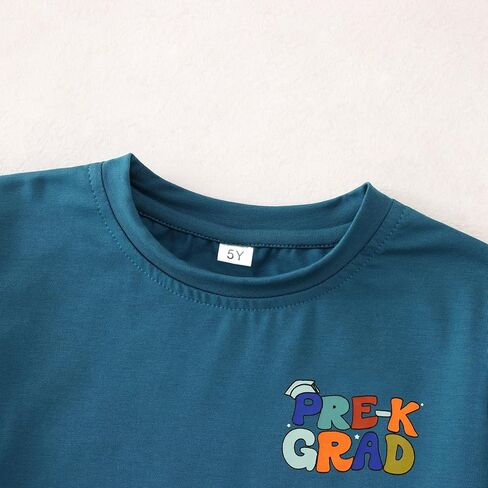 Ritatte Pre-K Graduation Shirt for Toddler Boys Last Day of School T-Shirt Funny Kids Preschool Graduation Gift Tee Tops in Saudi Arabia