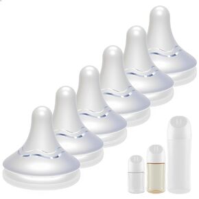 Silicone Replacement Nipple Compatible with Pigeon Baby Bottle,Fit for Pigeon Baby Bottle Nipples,Size S 1m+ 6 Count(Slow Flow). in Saudi Arabia