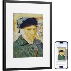 إطار SwitchBot AI Art مقاس 13.3 بوصة، إطار صور بالحبر الإلكتروني، إطار صور رقمي لاسلكي، عمر بطارية طويل، متوافق مع Alexa، ديكور حائط، ديكور منزلي، فن مولد بالذكاء الاصطناعي، هدية لمحبي الفن in Kuwait