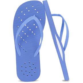 Women's Quick-Dry Shower Shoes Non-Slip Flip Flops with Arch Support & Drainage Holes for Beach, Pool, Dorm, Bathroom, Spa, Gym & Travel in Saudi Arabia