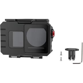 Aluminum Alloy OSMO Action 5 Pro Dive Case, 263FT/80M Underwater Waterproof Protective Housing Shell for DJI OSMO Action 5 PRO 4 3 Camera with Bracket Accessories in Kuwait
