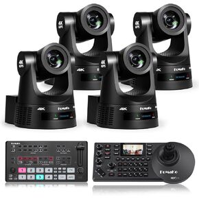كاميرا FoMaKo 4K 60 إطارًا في الثانية NDI PTZ، تدعم إخراج NDI HX3 4K 60 إطارًا في الثانية، تكبير بصري 20x، لاستوديو مرساة الأخبار وحزمة البث المباشر للمسرح PTZ (K600NX4+M1+KC608 Pro) in Kuwait