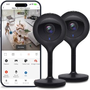 Geeni Look 1080p Indoor Camera, Full HD Wi-Fi & Motion Detection, 2-Pack in Kuwait