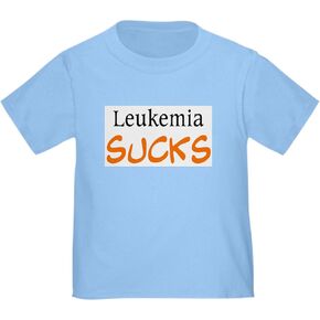 CafePress Leukemia Sucks Toddler T Shirt Cute Toddler Graphic Tee, 100% Cotton in Kuwait