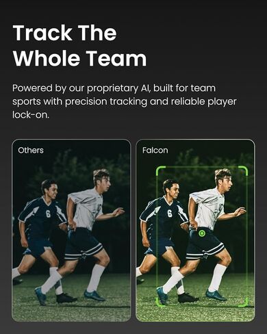 XbotGo Falcon AI Sports Camera with NT4 PRO 12.8ft Tripod Combo, Perfectly Paired for 4K Auto Tracking Game Recording, for Soccer, Basketball & Football, Live Streaming, No Subscription in Kuwait