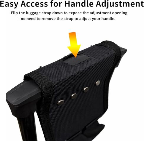 10 Inch Universal Luggage Handle Extender, Durable Telescopic Handle Replacement for Suitcase, Comfort Grip Handles Extension for Luggage, Rolling Bags, Camera Cases & Toolboxes in Kuwait