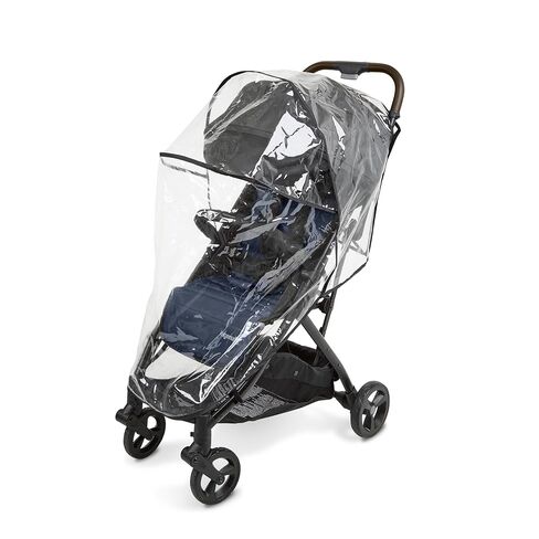 Ingenuity Universal Convenience Stroller Rain Cover, Baby Weather Shield for Rain, Wind & Snow, Fits Most Strollers with Car Seat, Vented Airflow, High Visibility, Easy Install & Storage – Clear in Kuwait