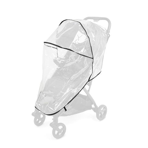 Ingenuity Universal Convenience Stroller Rain Cover, Baby Weather Shield for Rain, Wind & Snow, Fits Most Strollers with Car Seat, Vented Airflow, High Visibility, Easy Install & Storage – Clear in Kuwait