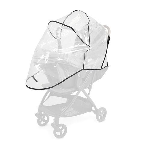 Ingenuity Universal Convenience Stroller Rain Cover, Baby Weather Shield for Rain, Wind & Snow, Fits Most Strollers with Car Seat, Vented Airflow, High Visibility, Easy Install & Storage – Clear in Kuwait