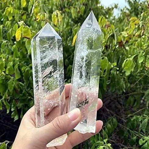Zenkeeper 1PC Large Labradorite Crystal Points, Labradorite Crystal Tower Crystal Wand in Saudi Arabia