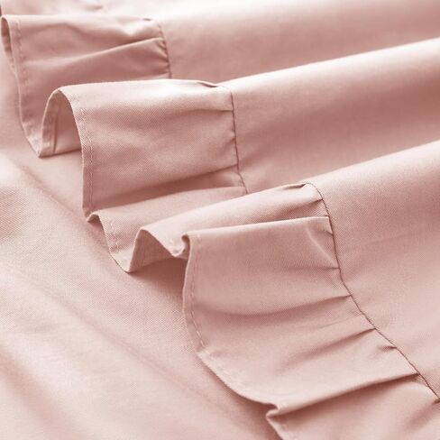KKJIAF Cotton Toddler Pillowcase 13"x18" Set of 2, Soft & Breathable Toddler Pillow Cover, Envelope Closure Travel Pillow Case for Boys, Girls (Dusty Pink) in Kuwait