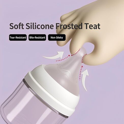 Silicone Replacement Nipple Compatible with Pigeon Baby Bottle,Fit for Pigeon Baby Bottle Nipples,Size S 1m+ 6 Count(Slow Flow). in Saudi Arabia