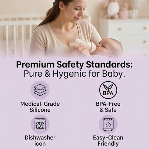 Silicone Replacement Nipple Compatible with Pigeon Baby Bottle,Fit for Pigeon Baby Bottle Nipples,Size S 1m+ 6 Count(Slow Flow). in Saudi Arabia