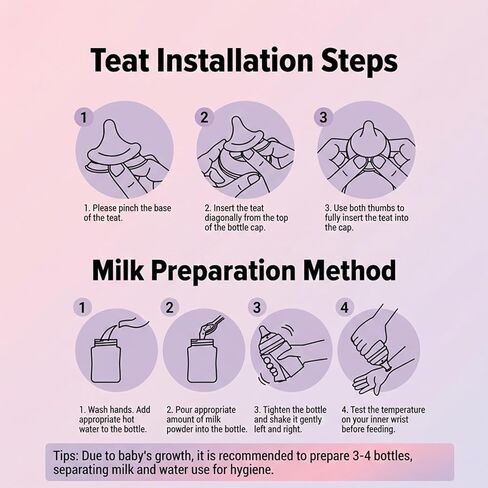 Silicone Replacement Nipple Compatible with Pigeon Baby Bottle,Fit for Pigeon Baby Bottle Nipples,Size S 1m+ 6 Count(Slow Flow). in Saudi Arabia