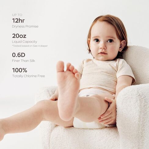 Bc Babycare Cloud Skin Baby Diapers, Size 3 (16-28 lbs), 28 Count – Ultra Soft & Dry, Leak-Proof Overnight Comfort, Hypoallergenic, Totally Chlorine-Free in Saudi Arabia