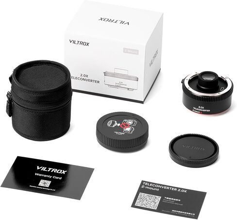 VILTROX Teleconverter TC-2.0X Z، 2.0X عدسة التركيز التلقائي للتحويل المقربة لـ Nikon z-Mount NIKKOR Z 70-200 مم f/2.8 100-400 مم f/4.5-5.6 400 مم f/4.5 VR S in Kuwait