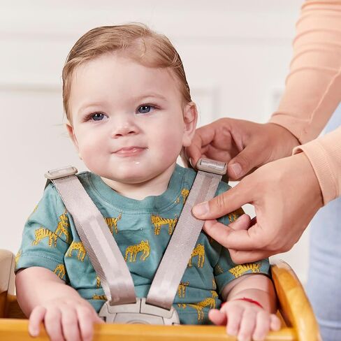 حزام حزام التفاف عالمي من 5 نقاط للكراسي العالية من ECR4Kids، قطعة بديلة، رمادي in Kuwait