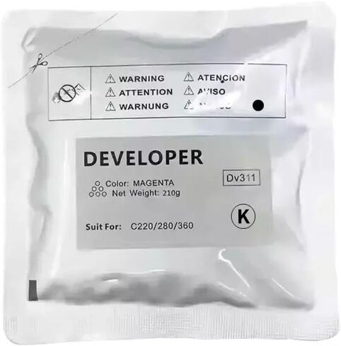 Developer Material 1PCS DV311 Compatible with C220 C360 C280 C 220 360 280 CMYK 210g Bag(1PCS M-210g) in Kuwait