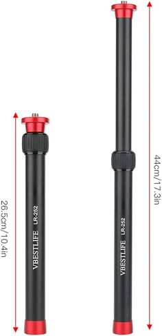 Tripod Extension Rod Gimbal Extension Pole 2 Section Center Columns Desktop Bracket Pole Tripod Centre Column Extension Rod for Camera Tripod Accessories in Kuwait