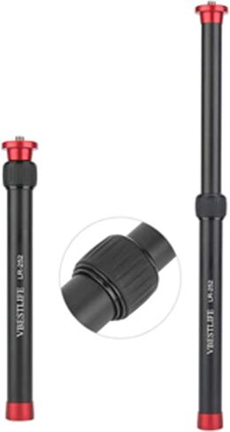 Tripod Extension Rod Gimbal Extension Pole 2 Section Center Columns Desktop Bracket Pole Tripod Centre Column Extension Rod for Camera Tripod Accessories in Kuwait