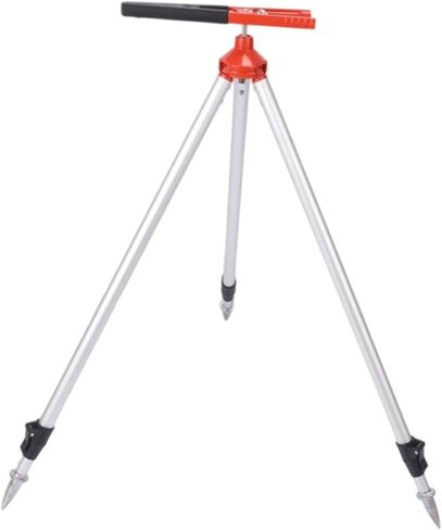 Total Station Centeringrod Clamp Tripod Stabilizer Stand Lightweight Portable Telescopic Support Bracket Ruler Holder, Red Black Clip, 75 to 120cm in Saudi Arabia