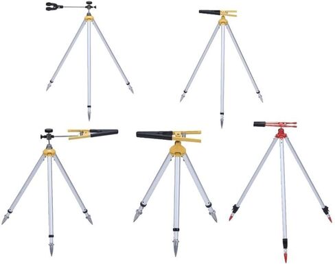 Total Station Centeringrod Clamp Tripod Stabilizer Stand Lightweight Portable Telescopic Support Bracket Ruler Holder, Red Black Clip, 75 to 120cm in Saudi Arabia