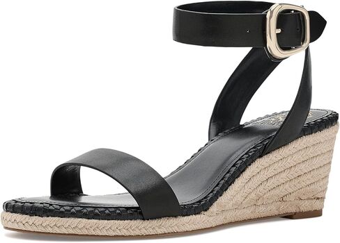 صندل نسائي من Vince Camuto بشريط للكاحل بكعب عريض in Kuwait