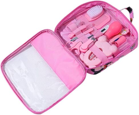 Baby Healthcare and Grooming Kit Baby Nasal Aspirator Nail Clipper Hairbrush Set Newborn Daily Cleaning Care Kit 13 PCS/Set, Style A, Nursery Care Health and Grooming kit in Saudi Arabia