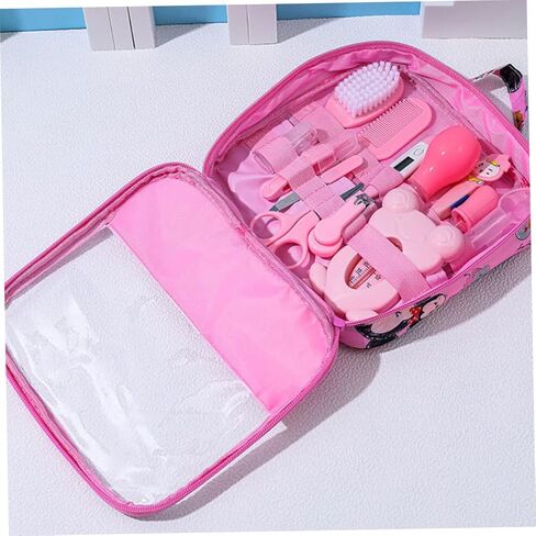 Baby Healthcare and Grooming Kit Baby Nasal Aspirator Nail Clipper Hairbrush Set Newborn Daily Cleaning Care Kit 13 PCS/Set, Style A, Nursery Care Health and Grooming kit in Saudi Arabia