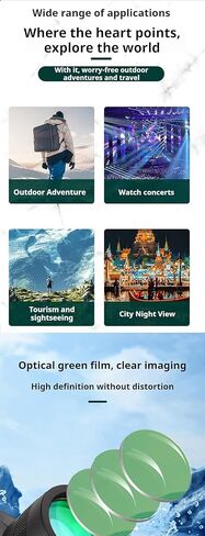 40X60 Monocular Telescope with Smartphone Holder & Tripod, Power Prism Compact Monoculars for Adults Kids, HD Monocular Scope for Bird Watching Hiking Concert Travelling Black in Kuwait