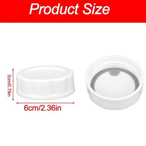 8Pack Baby Bottle Caps Compatible with Evenflo Wide Neck Baby Bottle, Travel and Storage Bottle Lids Replacement, Soft & Safe Bottle Lid (Only Evenflo Wide Neck Baby Bottle) in Kuwait