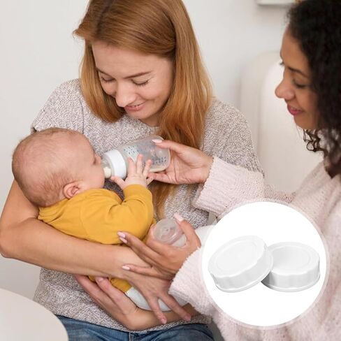 8Pack Baby Bottle Caps Compatible with Evenflo Wide Neck Baby Bottle, Travel and Storage Bottle Lids Replacement, Soft & Safe Bottle Lid (Only Evenflo Wide Neck Baby Bottle) in Kuwait