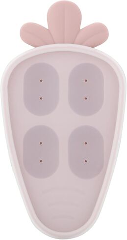 PandaEar 2 Pack Baby Food Freezer Tray with Lid, Silicone Nibble Freezer Tray, Breastmilk Popsicle Mold, Baby Food Storage Container, Carrot Design, BPA Free in Kuwait