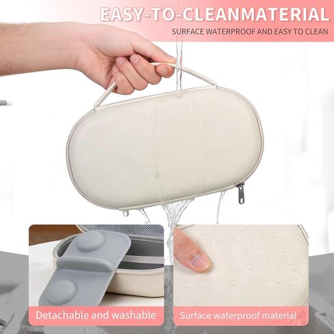 Wearable Breast Pump Bag, Carrying Case Compatible with Eufy Breast Pump, Portable Breast Pump Storage Bag for Momcozy Willow Medela and Most Breast Pumps, Hold 2 Pumps, Ideal for Going Out and Travel in Kuwait