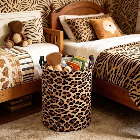 Laundry Hamper Baby Nursery Hamper Waterproof Foldable Kids Laundry Basket Kids Dirty Clothes Hampers Girl Room Decor for Home Gift Baskets(Floral) in Saudi Arabia