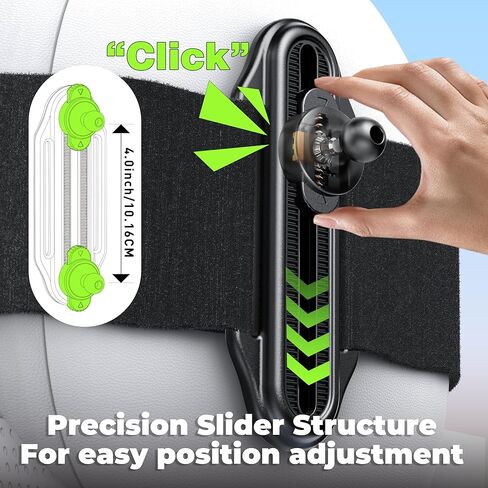 Fixed Headrest Baby Car Mirror Fit Tesla Car Back Seat, Safety Rear Facing Mirror, 100% Shatterproof & Shake-Proof, Wide Clear Rearview with 360° Rotation for Infant Newborn Baby Must Haves Essentials in Kuwait