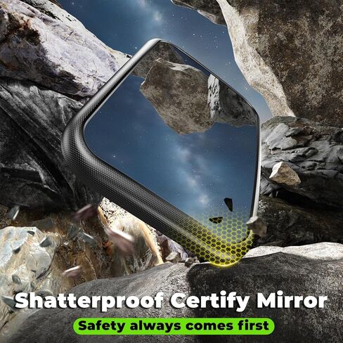 Fixed Headrest Baby Car Mirror Fit Tesla Car Back Seat, Safety Rear Facing Mirror, 100% Shatterproof & Shake-Proof, Wide Clear Rearview with 360° Rotation for Infant Newborn Baby Must Haves Essentials in Kuwait