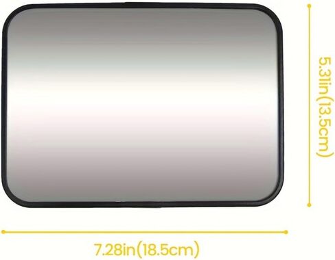 Safety Car Seat Mirror for Rear Facing Infant, Clear Wide View, 360°Rotation, Easily Observe the Baby Move, Secure, Shatterproof in Kuwait