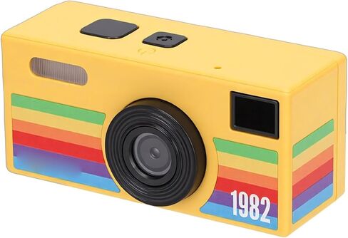 Keychain Camera, 1080P HD 0.96 Inch Color Screen Tiny Digital Camera with Flash and Type C Charging, for Life Records Travel Holiday Celebrations (Yellow) in Kuwait