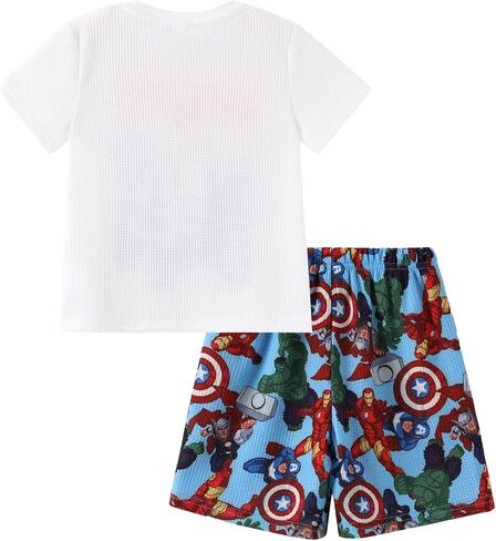 Disney Marvel Spiderman Boys Short Sets Kids Clothes Venom T-Shirt & Shorts Set Summer Outfit Athletic Apparel Suit 2-9 Years in Saudi Arabia
