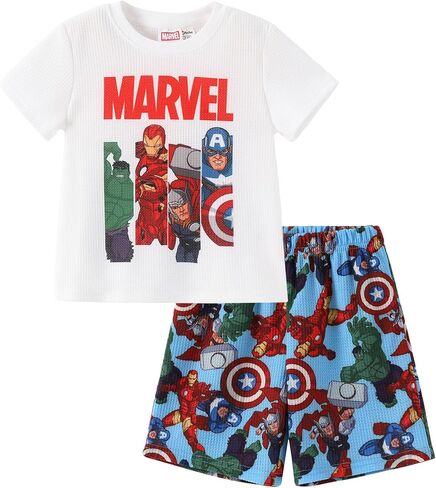 Disney Marvel Spiderman Boys Short Sets Kids Clothes Venom T-Shirt & Shorts Set Summer Outfit Athletic Apparel Suit 2-9 Years in Saudi Arabia