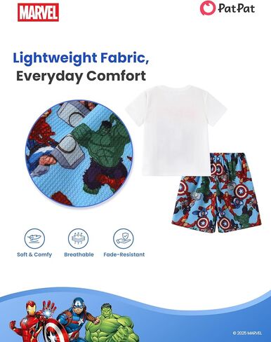 Disney Marvel Spiderman Boys Short Sets Kids Clothes Venom T-Shirt & Shorts Set Summer Outfit Athletic Apparel Suit 2-9 Years in Saudi Arabia