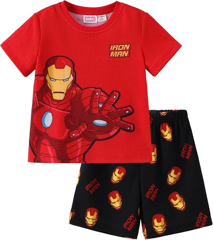Disney Marvel Spiderman Boys Short Sets Kids Clothes Venom T-Shirt & Shorts Set Summer Outfit Athletic Apparel Suit 2-9 Years in Saudi Arabia